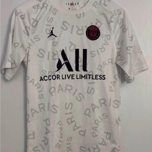 Jordan White Paris Saint-Germain 'All' Logo Soccer Jersey